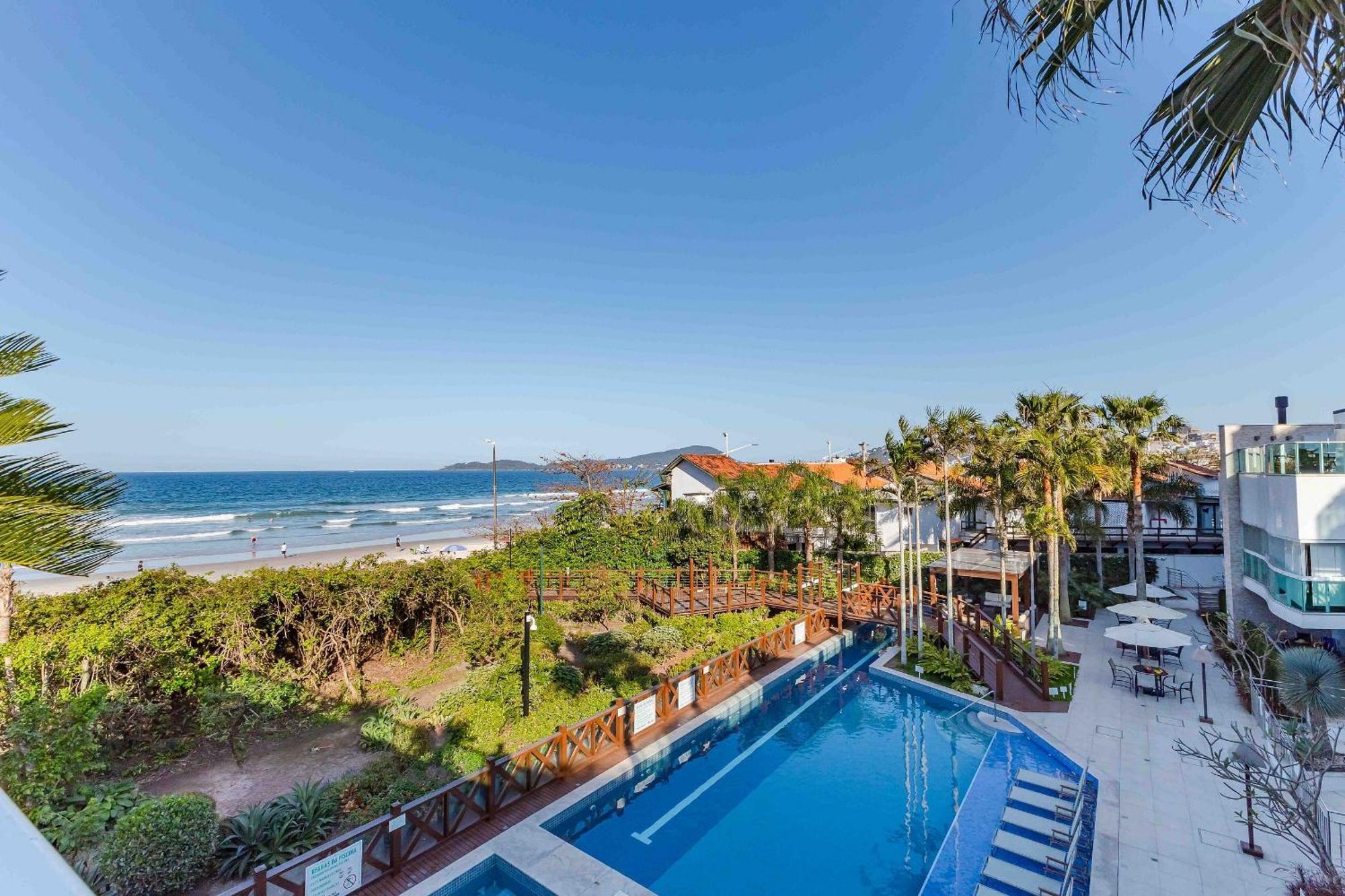 Varandas Do Atlantico - Confortavel Apto Em Condominio Pe Na Areia Бомбіняс Екстер'єр фото